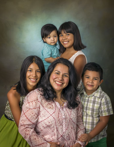 sesion foto de familia en estudio