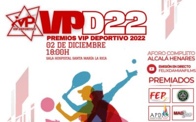 Premios VIP Deportivo 2022 – streaming vídeo desde Alcalá de Henares